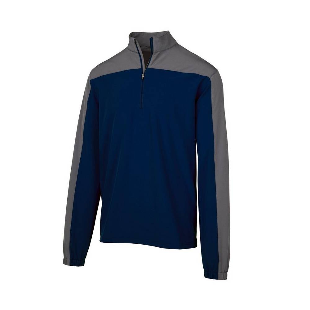 Mizuno Men's Comp Long Sleeve Batting Jacket Navy (350780-IJO)